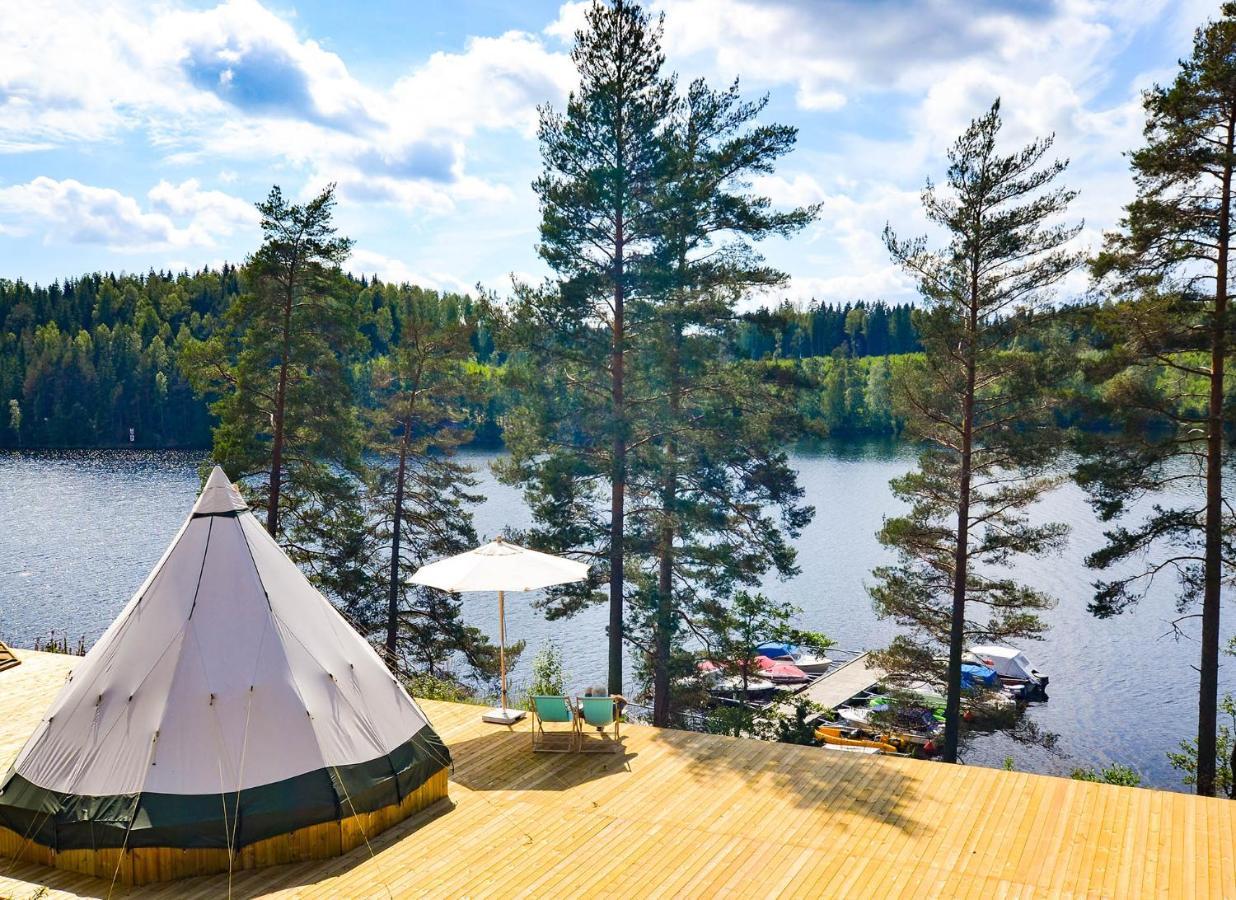 Arjaeng Camping & Stugor Sommarvik Exterior foto