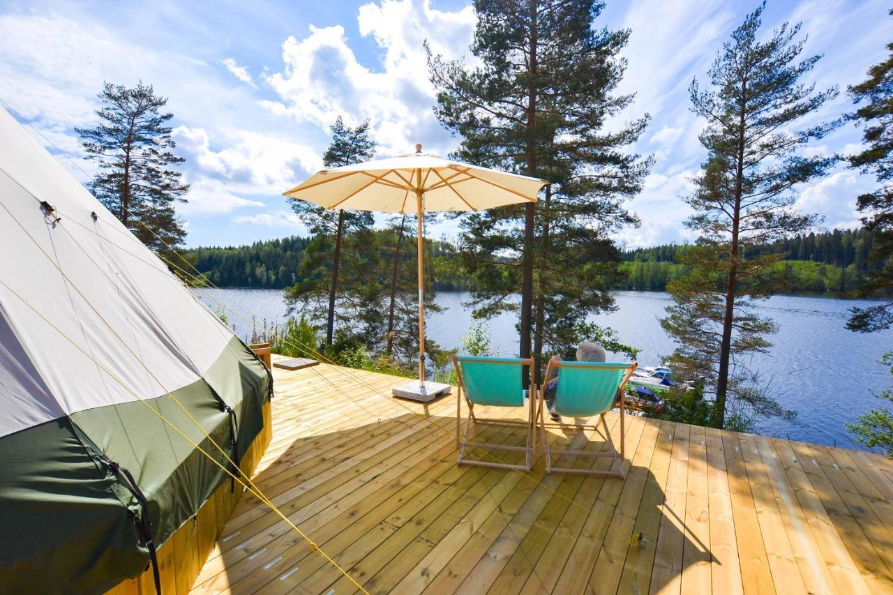Arjaeng Camping & Stugor Sommarvik Exterior foto